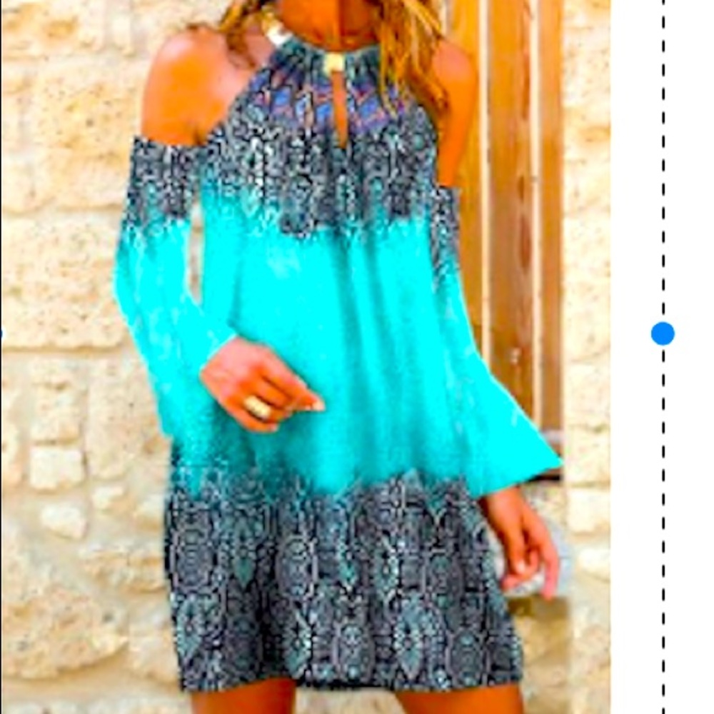 Long sleeve vintage dress